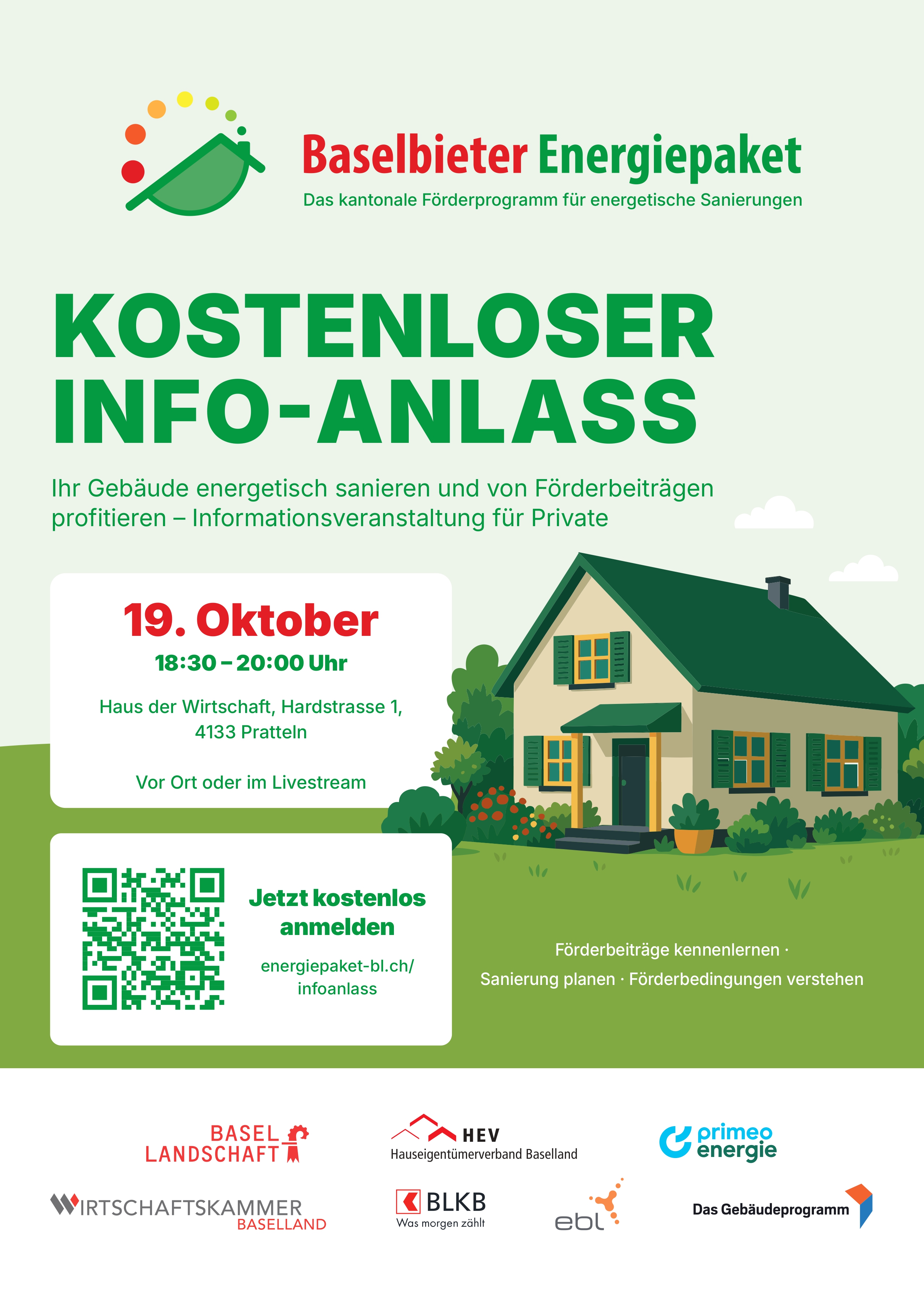 Infoveranstaltung Baselbieter Energiepaket